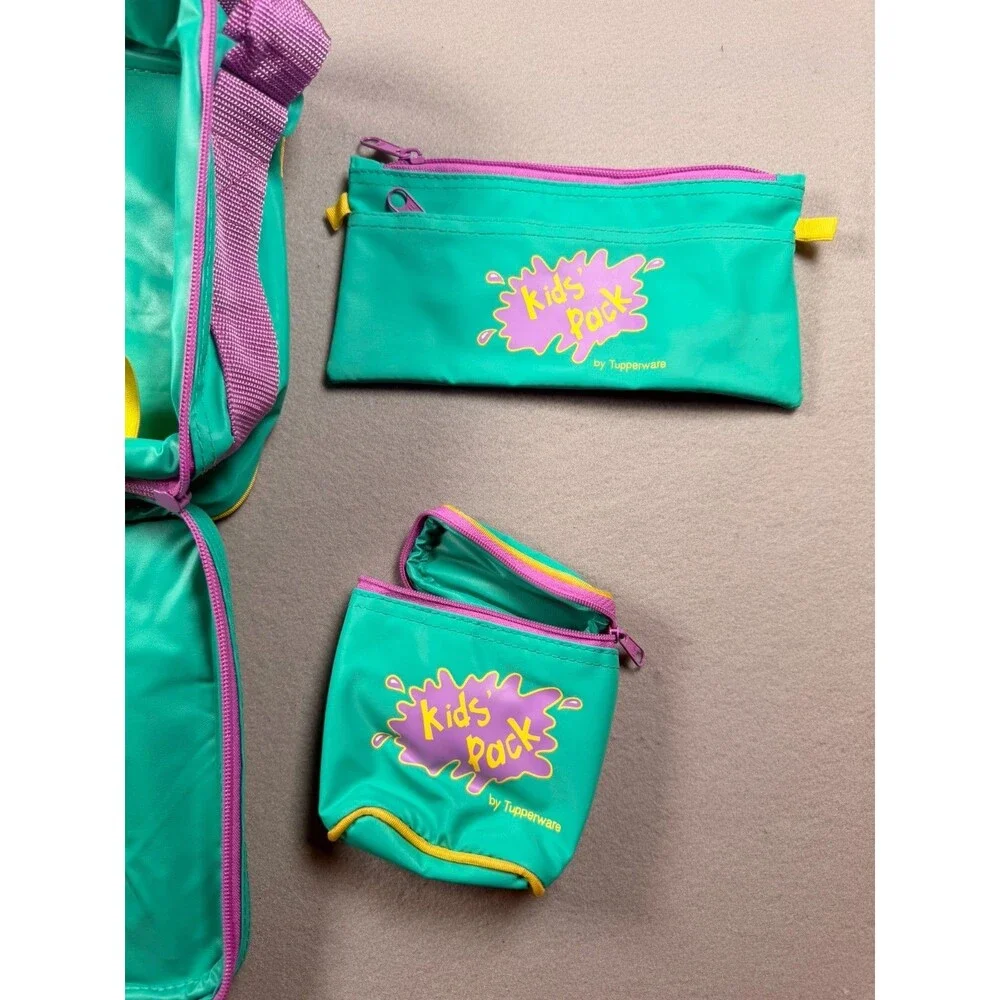 Vintage Tupperware Kids Pak 3 piece kids Rero Set